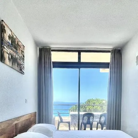 Apartment T2 Avec Piscine Chauffee - Vue Exceptionnelle Sur La Mer - Parking & Wifi - Plage A 50M Ajaccio (Corsica)